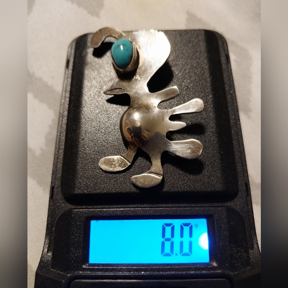Sterling Silver Native Pin - Picture 3 of 7